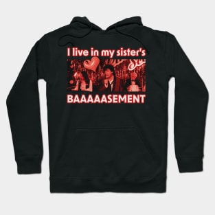 I live in my sister's basement! Hoodie